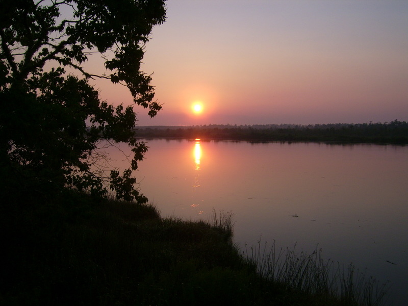 Woodbine, GA Sunset from Boardwalk in Woodbine photo, picture, image