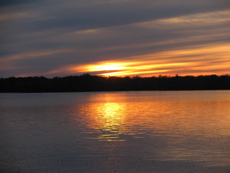 Welaka, FL Right at dusk from boat dock photo, picture, image (Florida) at