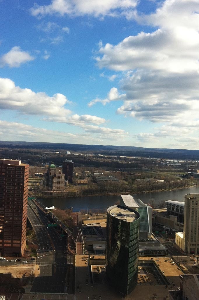 Hartford, CT Hartford water front from BOA Building photo, picture
