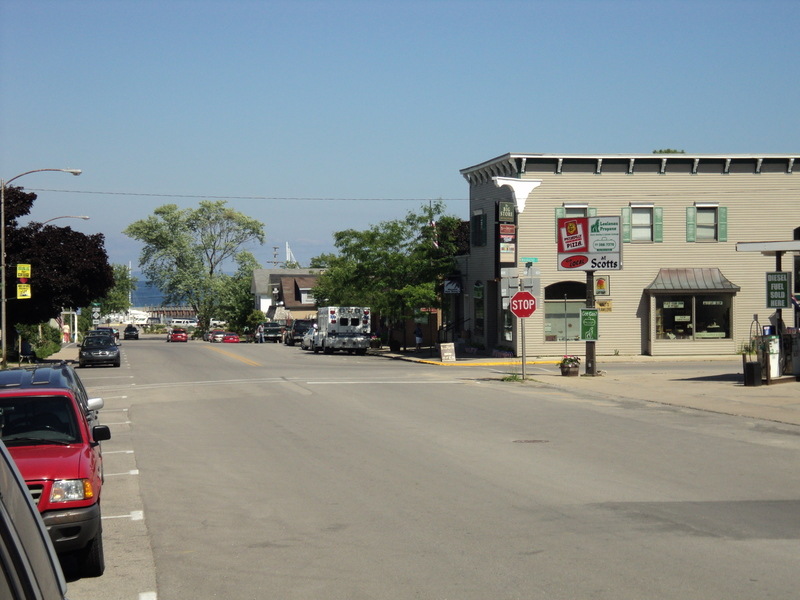 Northport, MI Northport, Michigan. Looking East. photo, picture