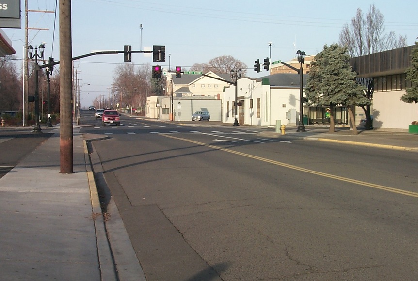 College Place, WA College Avenue & 4th Street photo, picture, image