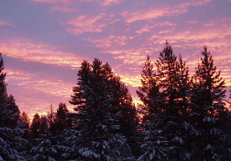 La Pine, OR La Pine Sunset photo, picture, image (Oregon) at city