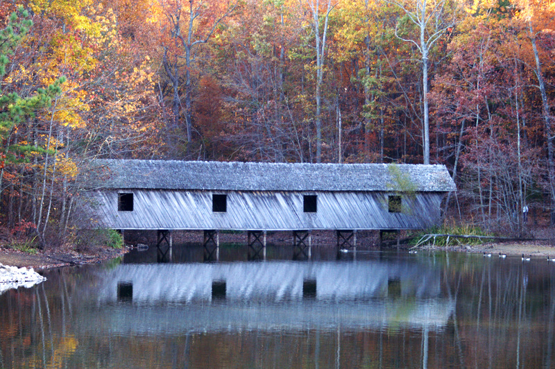 Huntsville, AL Covered bridge at Green Mountain Park November, 2006