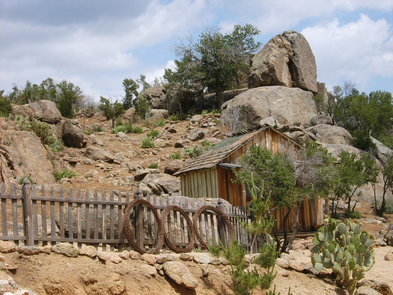 Yarnell, AZ Big Tom's ghost town, one of many buildings and artifacts