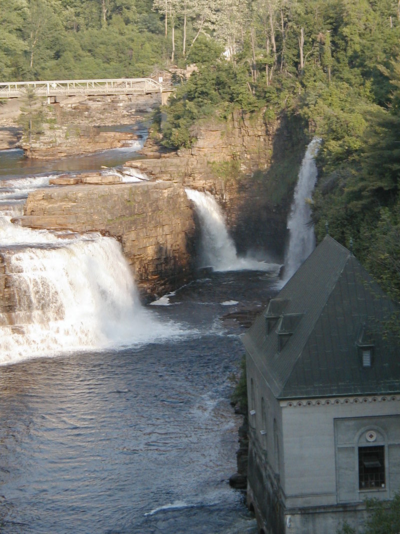 Au Sable, NY Falls at Au Sable Chasm photo, picture, image (New York