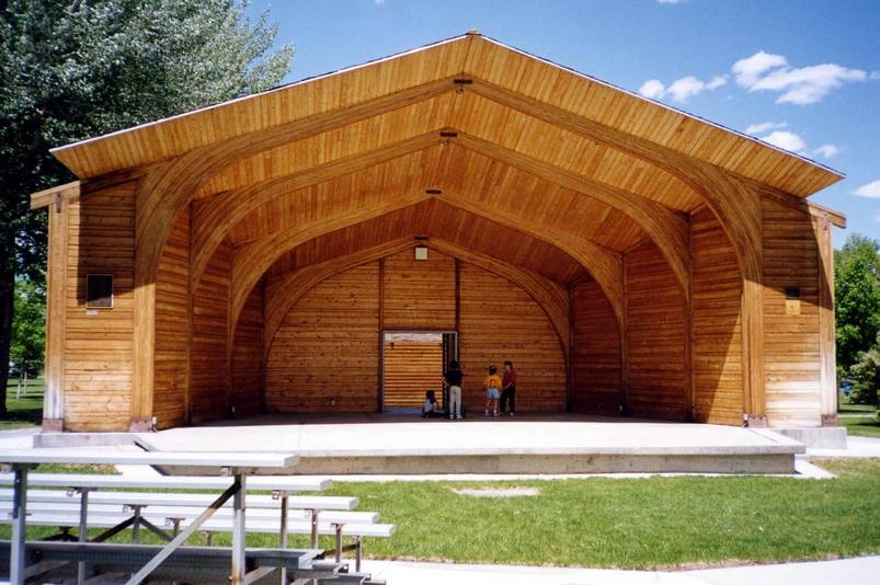 Powell, WY The Band Shell in 1998 photo, picture, image (Wyoming) at