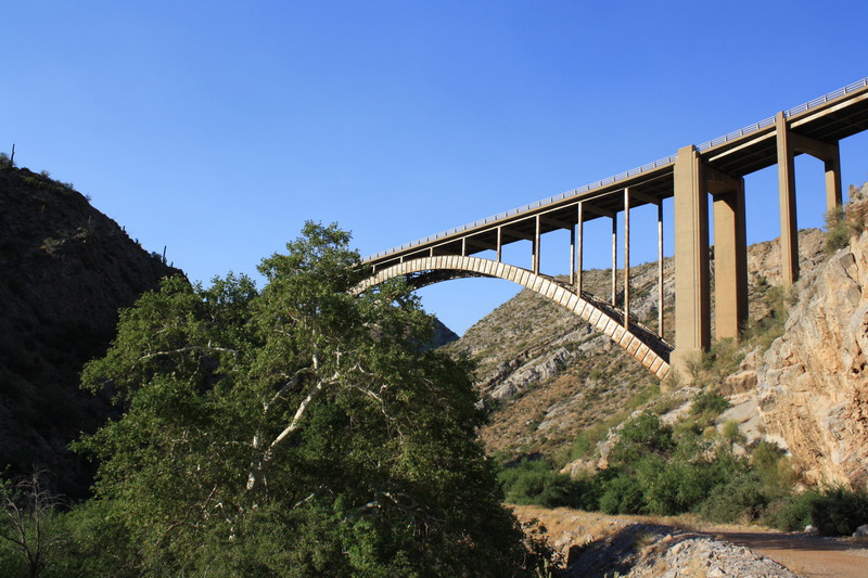 Superior, AZ Queen Creek Bridge photo, picture, image (Arizona) at