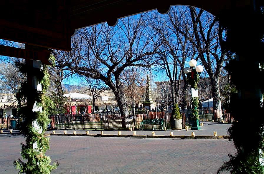 Santa Fe, NM PLAZA, SANTA FE, NM, CHRISTMAS photo, picture, image (New Mexico) at