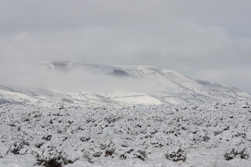 Rock Springs, WY First snow on White MtnOct 2012 photo, picture