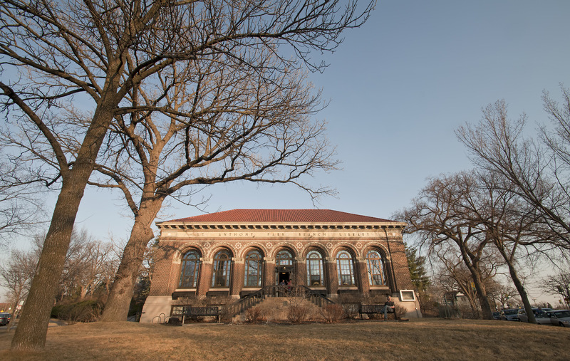 St. Paul, MN Historic library building in St. Anthony Park