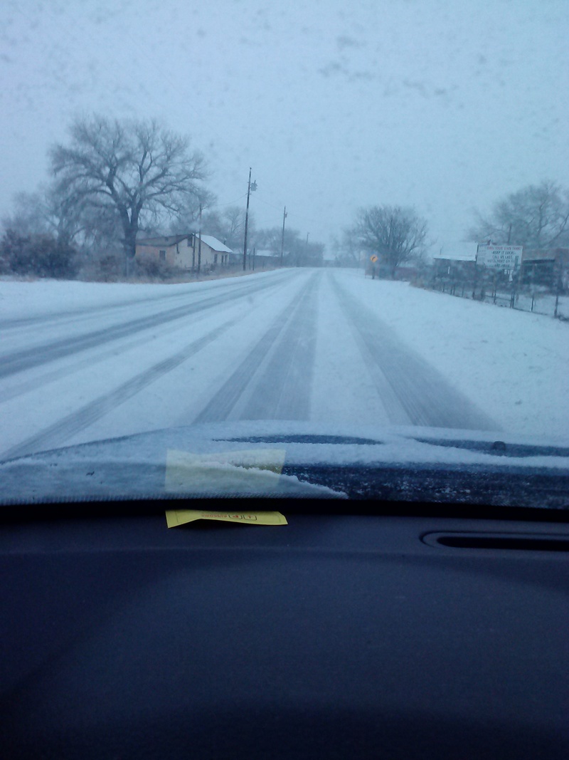 San Ysidro, NM Snowy afternoon of january 2013 photo, picture, image