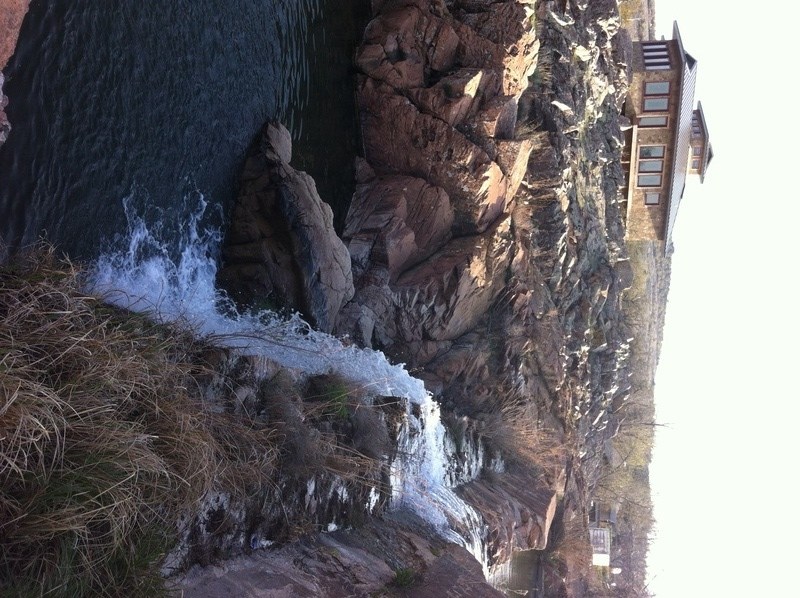 Medicine Park, OK Side view of medicine park waterfall photo, picture