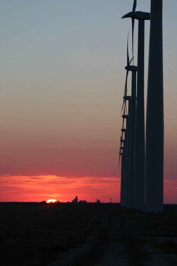 Montezuma, KS Sunset east of Montezuma. photo, picture, image (Kansas