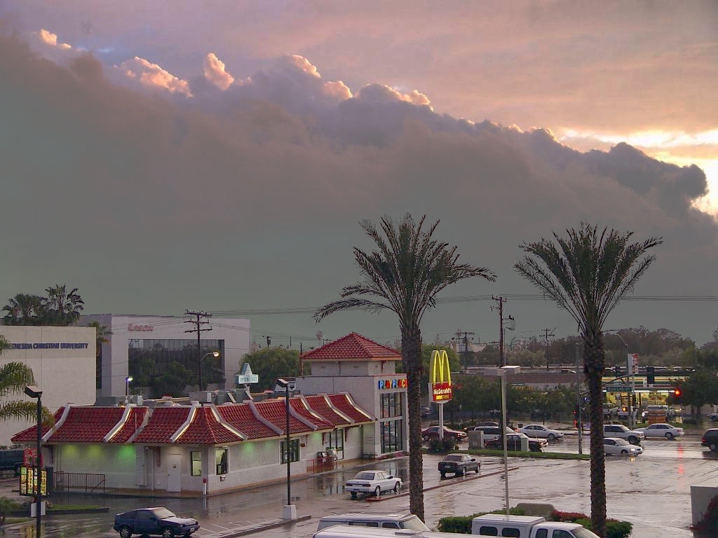 Wamac, IL A rare bit of rain in Anaheim, CA photo, picture, image
