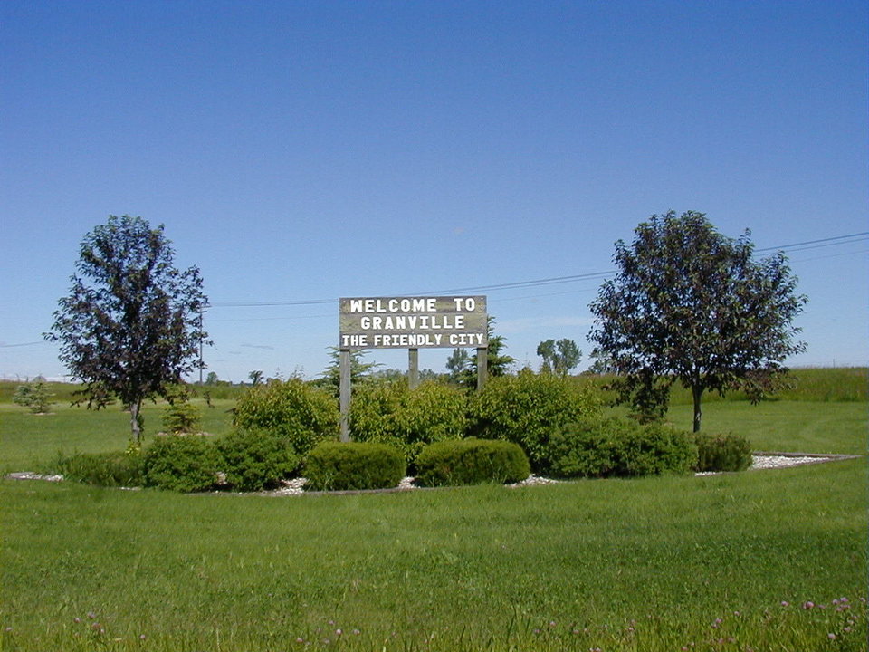 Granville, ND Entrance sign photo, installed by volunteers (Granville Tree Committee) photo