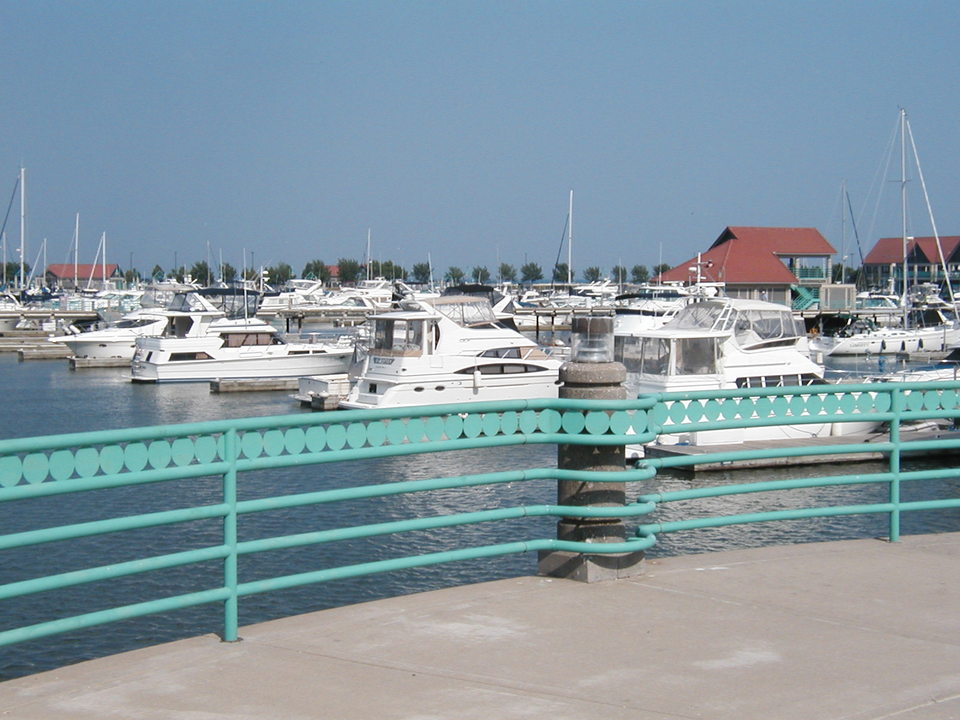 Racine, WI Viewing Racine Harbor E. from end of S. Pier photo