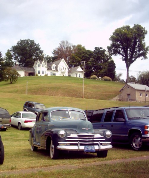 Newburgh, IN car show at old newburgh dam on ohio river photo