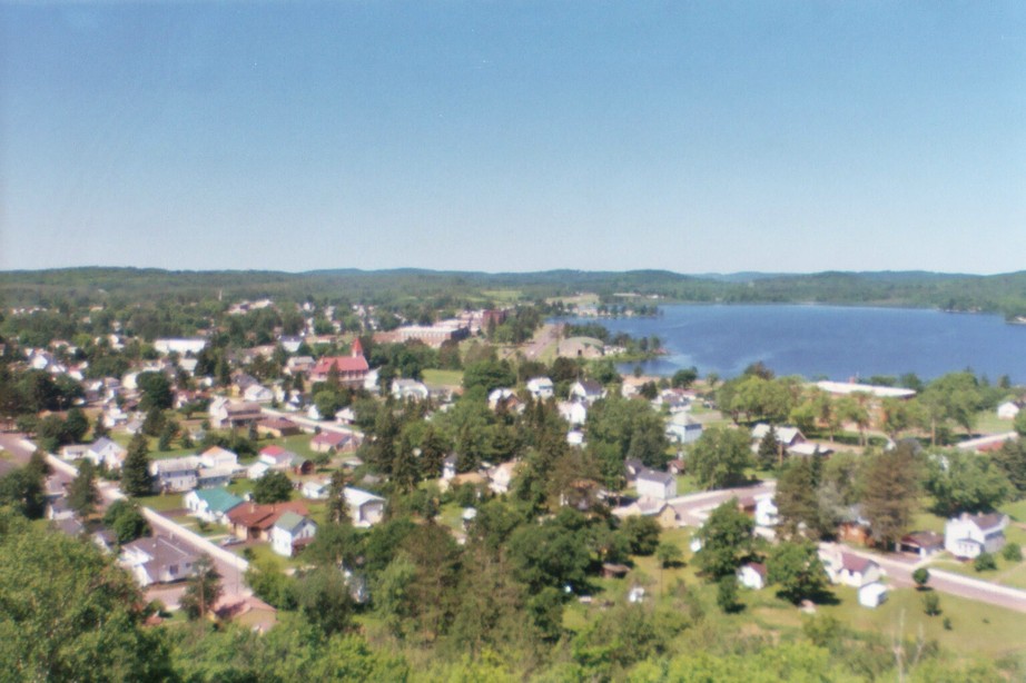 Wakefield, MI Overlooking Wakefield, Mi from the top of Tank Hill