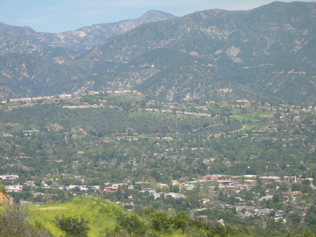 La Canada Flintridge, CA La Canada from Cherry Canyon trails photo