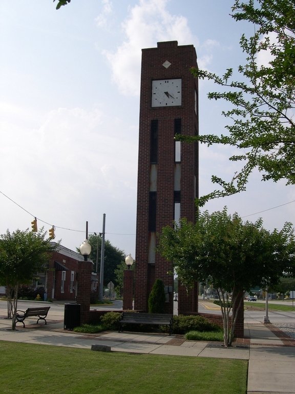 Simpsonville, SC Downtown Simpsonville Clocktower photo, picture, image (South Carolina) at