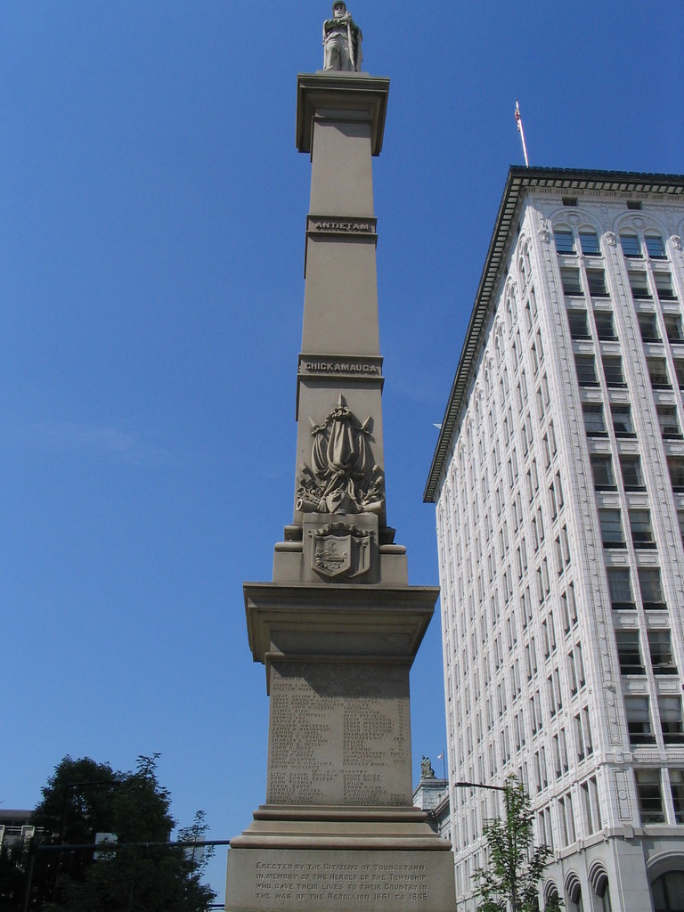 Youngstown, OH civil war memorial photo, picture, image (Ohio) at