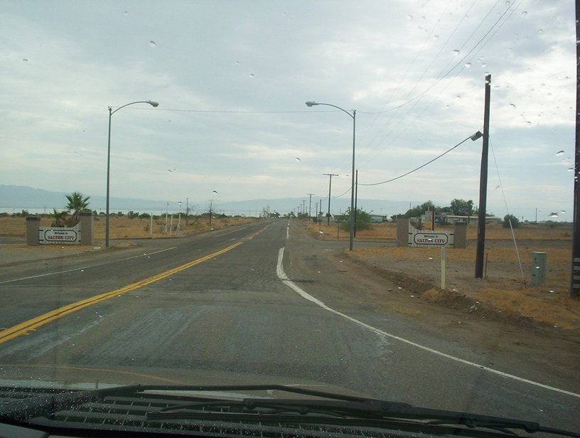 Salton City, CA Coming into Salton City photo, picture, image
