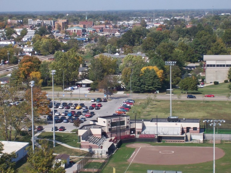 Carbondale, IL Shot from the 17th floor of Neely facing northwest