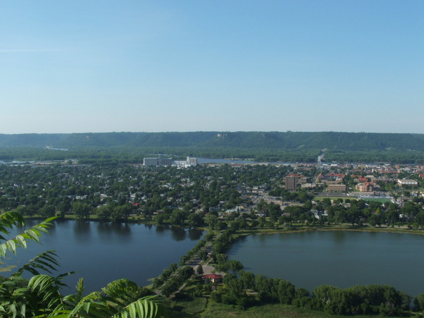 Winona, MN View from Garvin Heights Lookout photo, picture, image