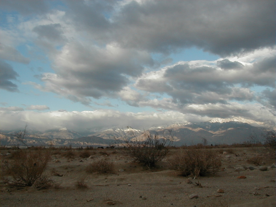 Thousand Palms, CA sky big on the rainy day photo, picture, image
