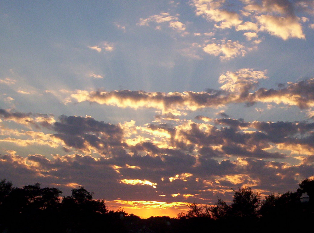 Austin, TX Avery Ranch Sunset October 2005 photo, picture, image