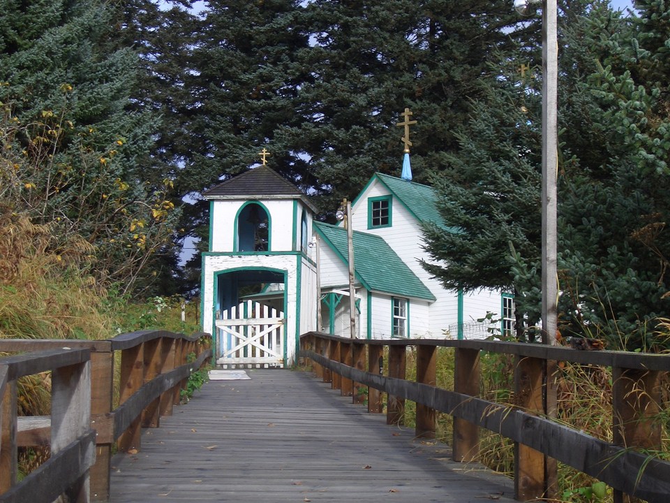 Ouzinkie, AK Orthodox church photo, picture, image (Alaska) at city