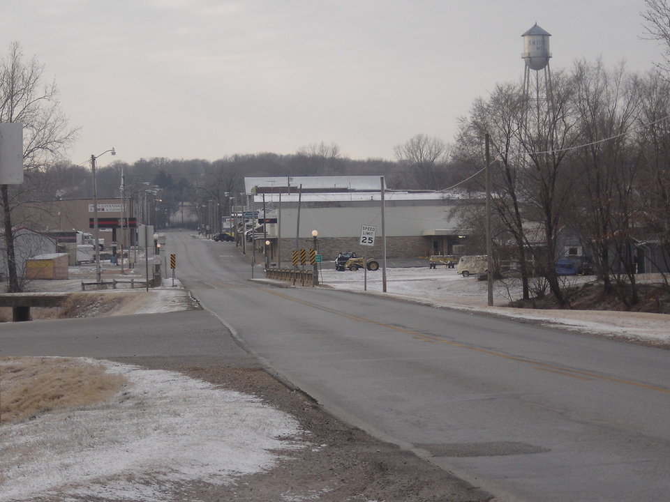 South West City, MO Looking North Down Main. User comment You are