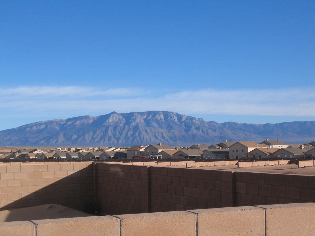 Rio Rancho, NM Sandia Mountain from Rio Rancho. photo, picture, image