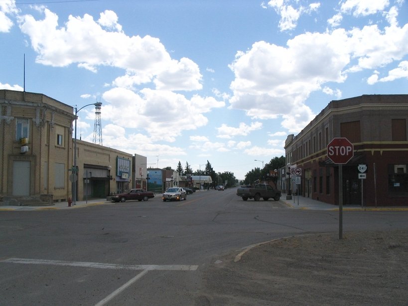 Harlem, MT main street photo, picture, image (Montana) at