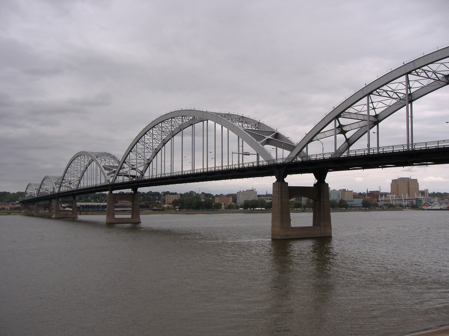 Rock Island, IL Centennial Bridge Rock Island to Davenport photo
