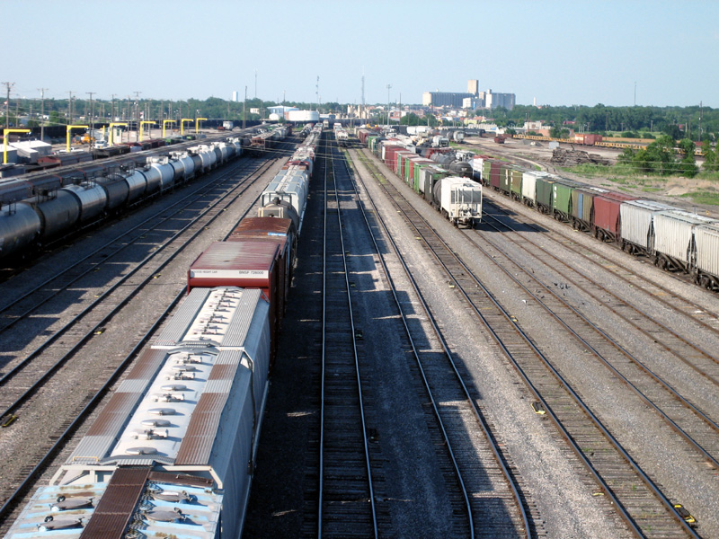 Newton, KS Sand Creek Rail Yards photo, picture, image (Kansas) at