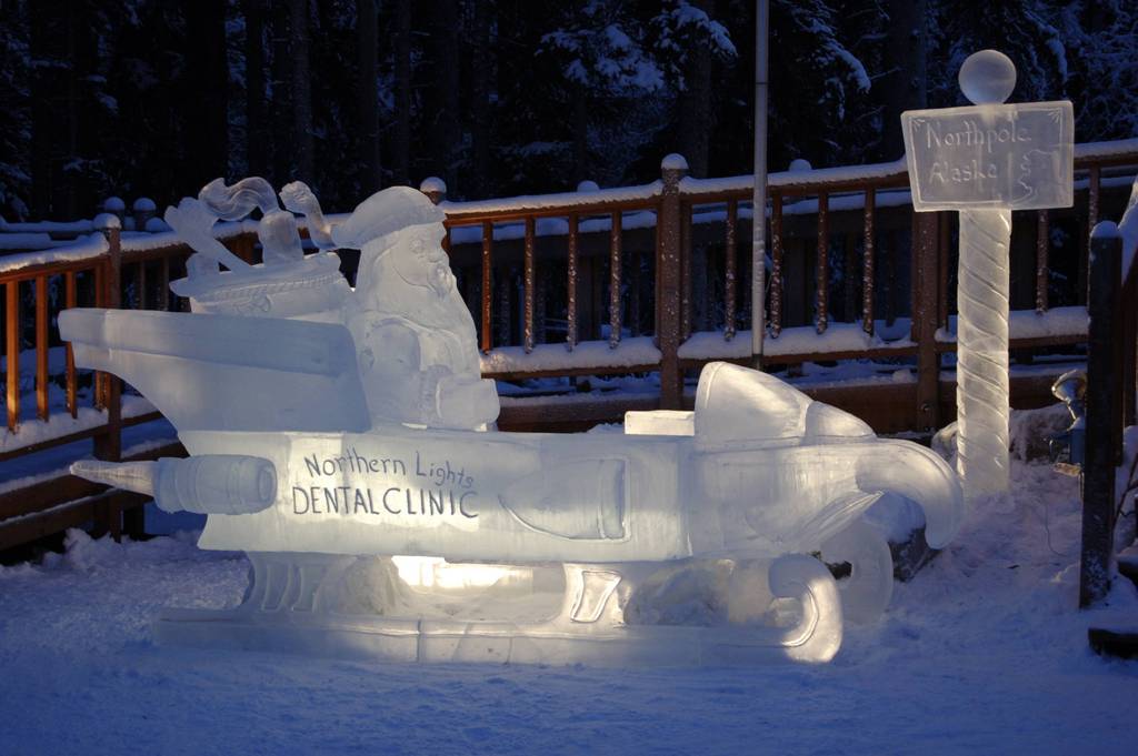 North Pole, AK Ice Sculpture photo, picture, image (Alaska) at city