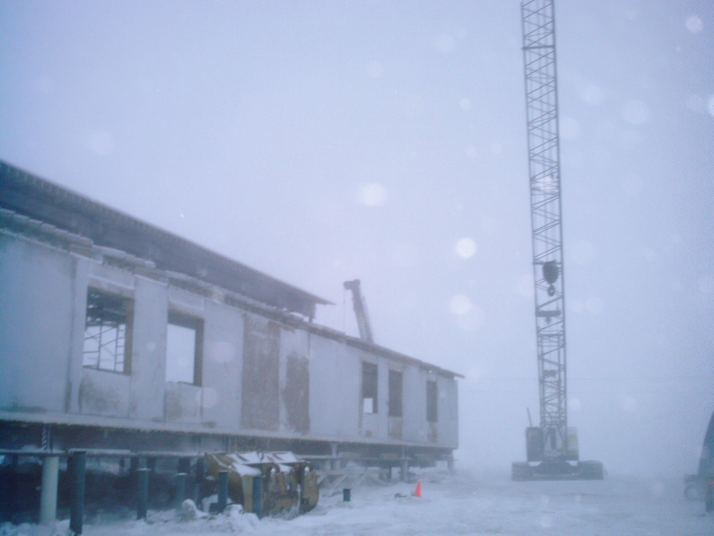 Hooper Bay, AK New Hooper Bay school jobsite photo, picture, image