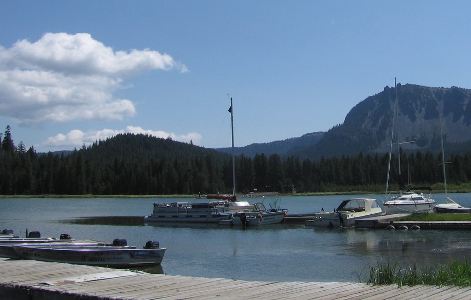 La Pine, OR Paulina Lake....... photo, picture, image (Oregon) at