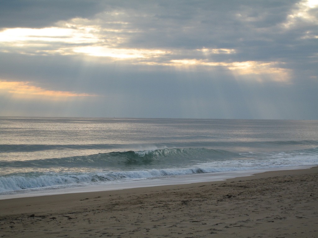 Westerly, RI misquamicut beach in winter photo, picture, image (Rhode