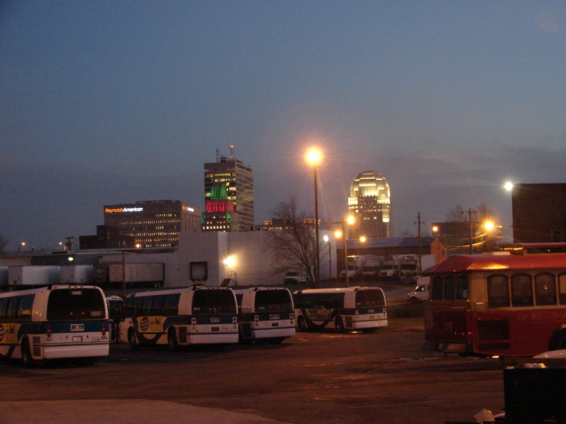 WinstonSalem, NC North side of Downtown at the City's Transit Authority Lot photo, picture