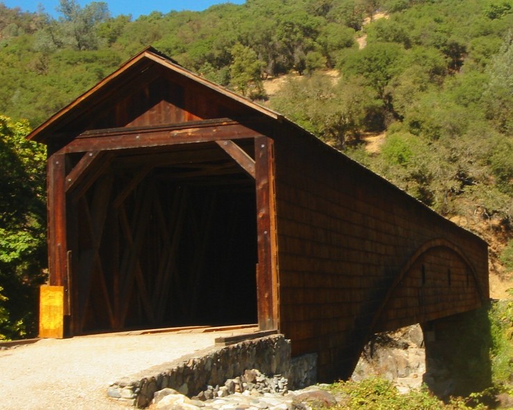Penn Valley, CA Bridgeport Covered Bridge, 9 miles north of Penn