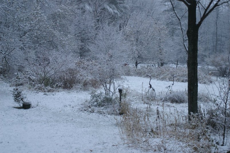 Acworth, NH It snows in April photo, picture, image (New Hampshire