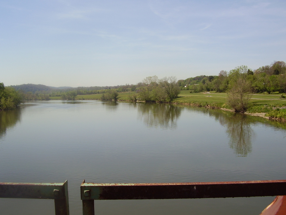 Surgoinsville, TN Holston River From Longs Bend Bridge photo, picture