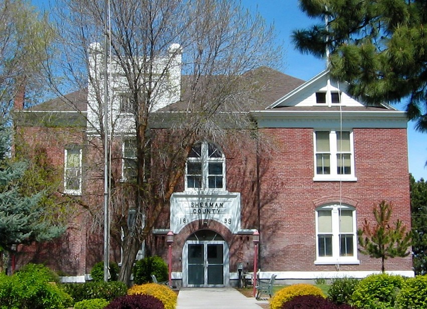 Moro, OR Sherman Co. Court House photo, picture, image (Oregon) at