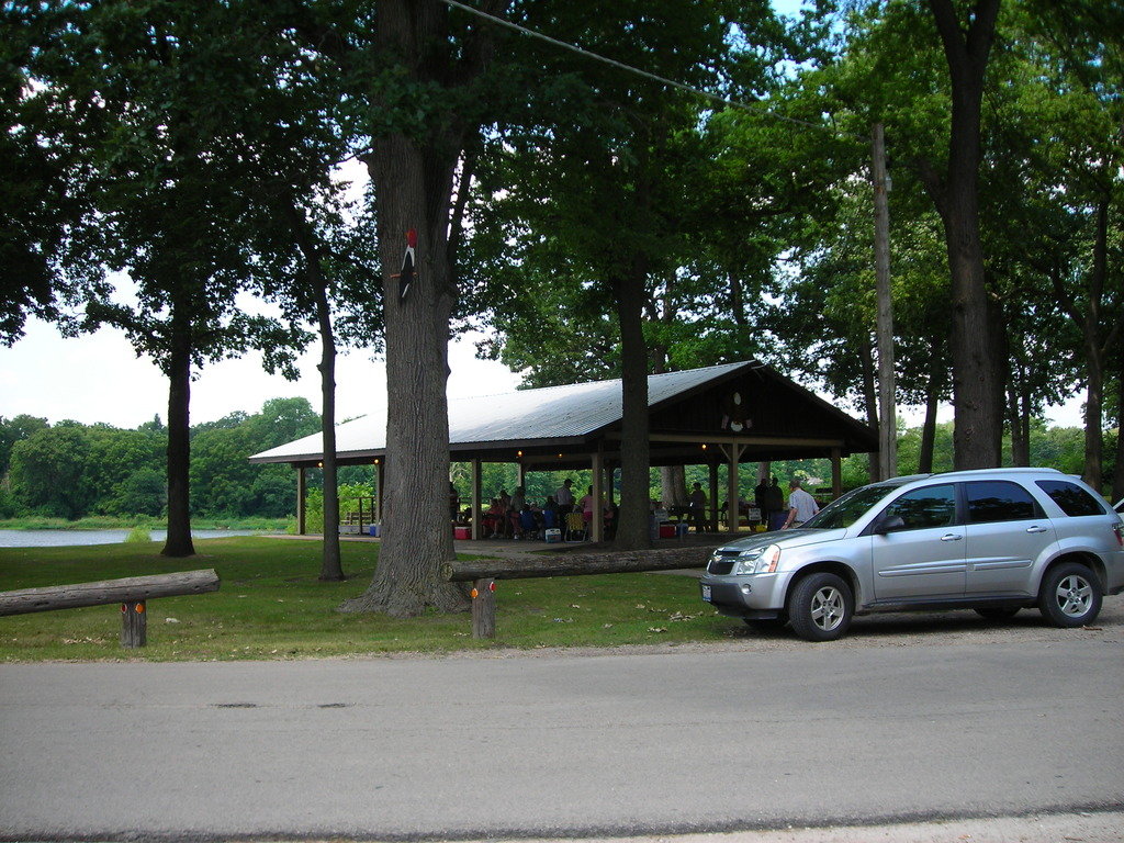 Wilmington, IL The shelter at the park on the island photo, picture