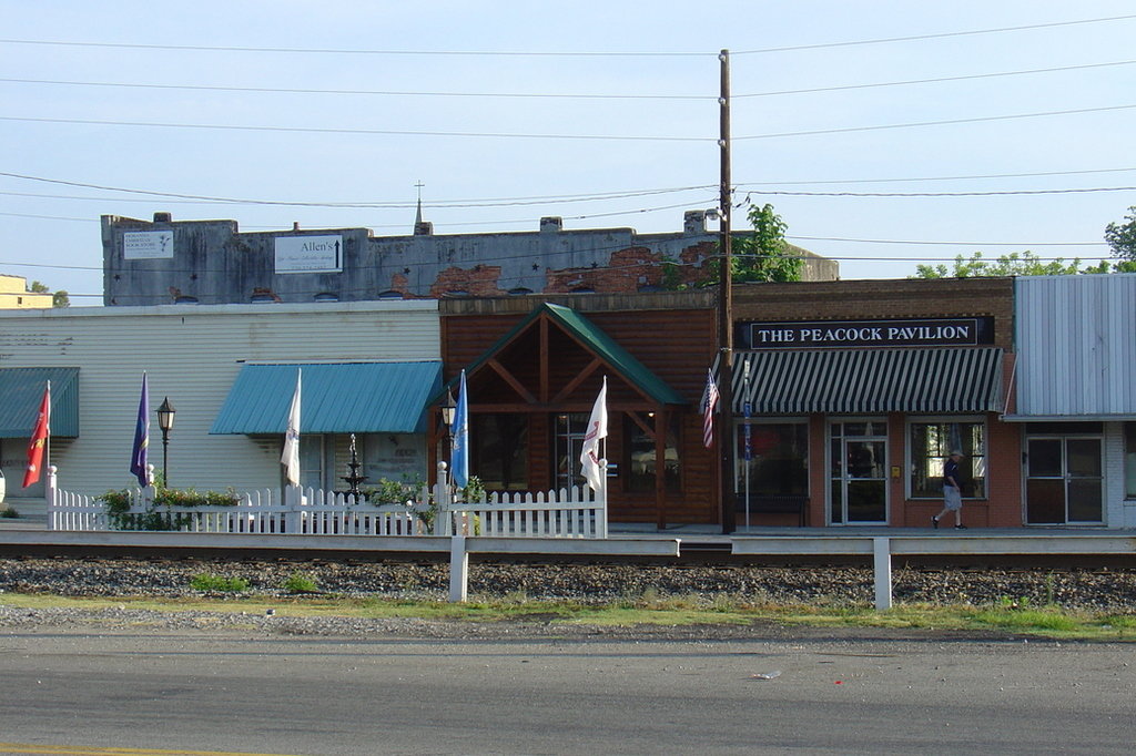 Tallapoosa, GA North side of tracks on town square photo, picture