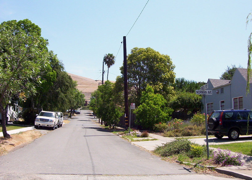 Clyde, CA Clyde looking up Essex St. from Norman Ave. photo, picture