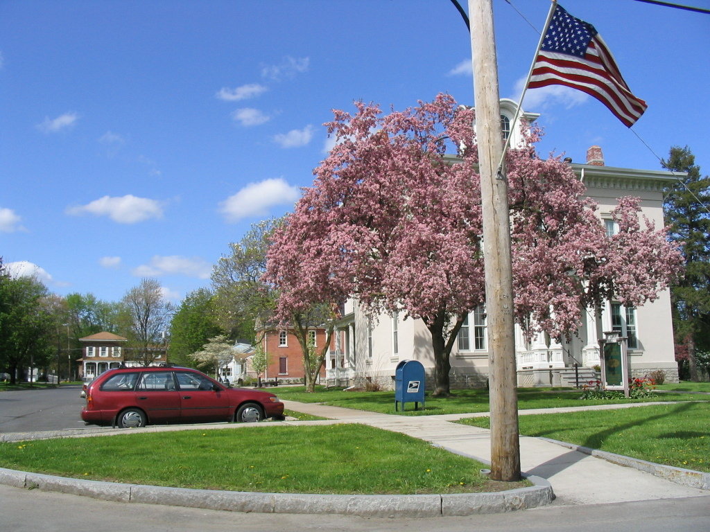 Liverpool, NY Typical Scene in the Village of Liverpool just outside