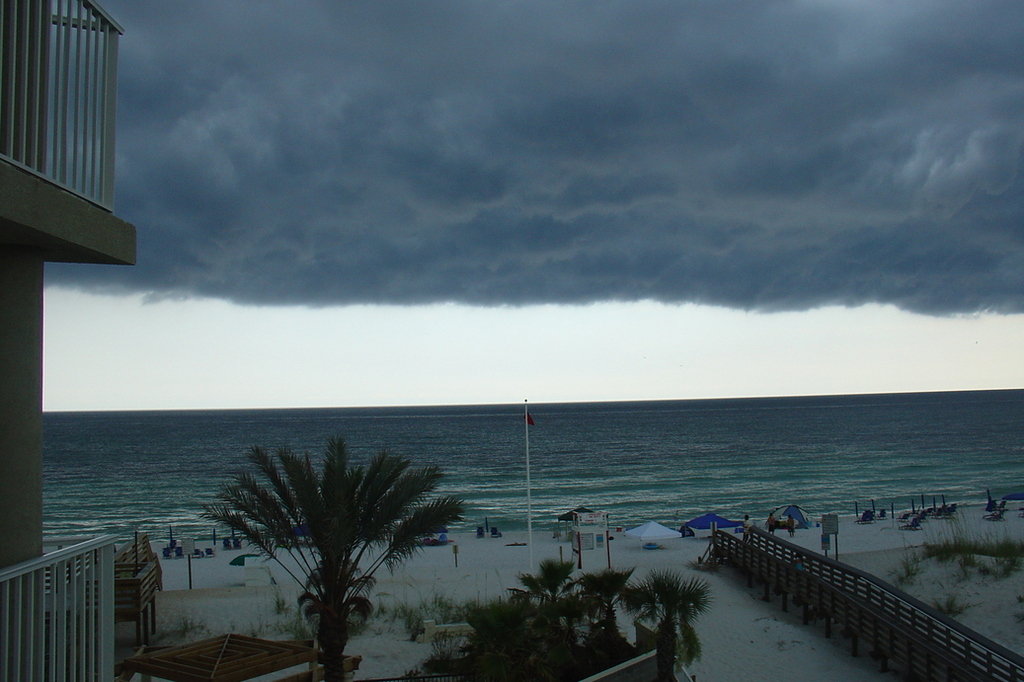 Fort Walton Beach, FL Storm Cloud Moves Overhead photo, picture, image (Florida) at